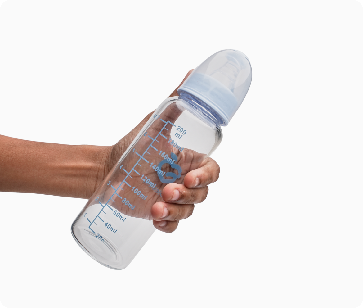 Babyflasche Glas (250ml)